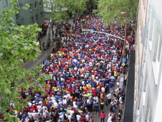 Gutenberg Halbmarathon macht Theodor Heuss Brücke und Innenstadtbereiche in Mainz für Fahrzeuge unpassierbar