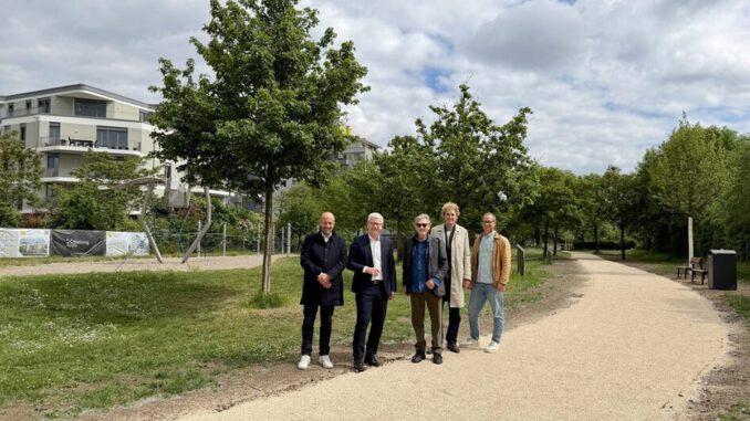 Helling Höfe legen neue Fuß und Radverbindungen in Kastel an und finanzieren Anbindung an den Rhein