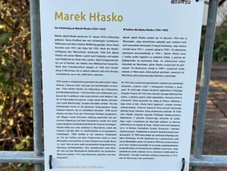 Wiesbaden bringt Gedenktafel für Marek Hłasko an seinem Todeshaus an